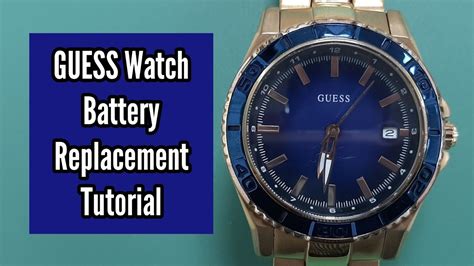 how to open guess watch.